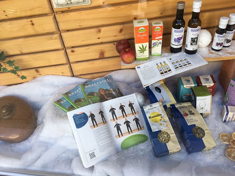 Buch im Schaufenster